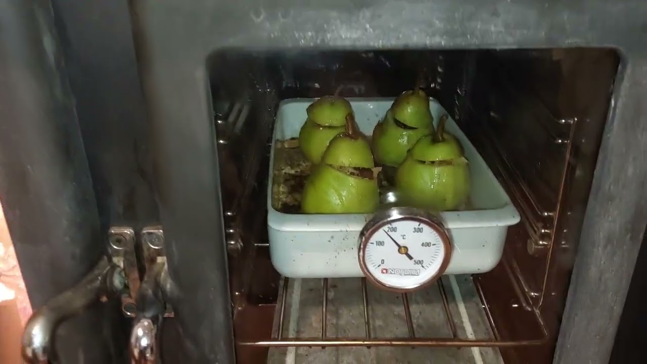 imparare ad usare la cucina economica : forno a bassa T e piastra ad alta T contemporaneamente. (1)