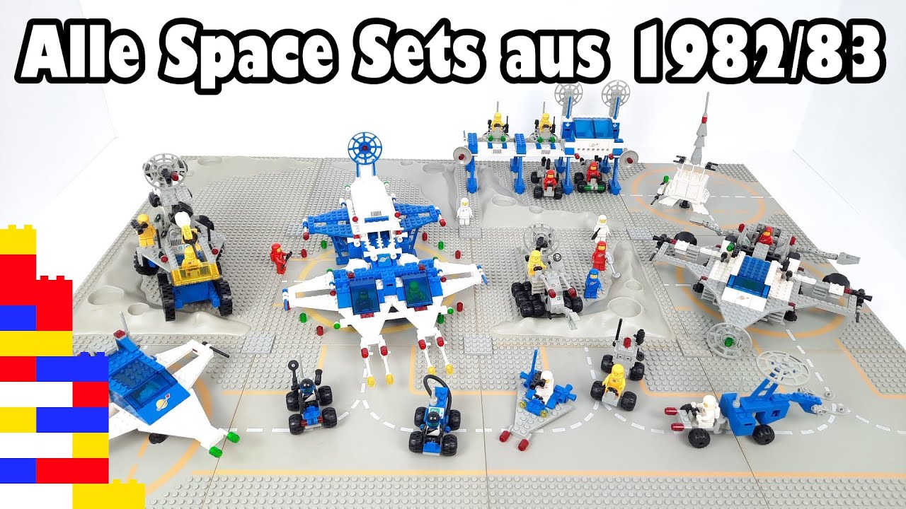LEGO® Raumfahrt - ALLE Classic Space Sets aus 1982/83 [Theme]
