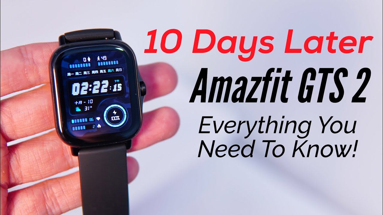 Amazfit GTS 2: 10 DAYS FULL REVIEW! Calls, Notifications, Speaker, GPS, Fitness, Battery ALL TESTED!