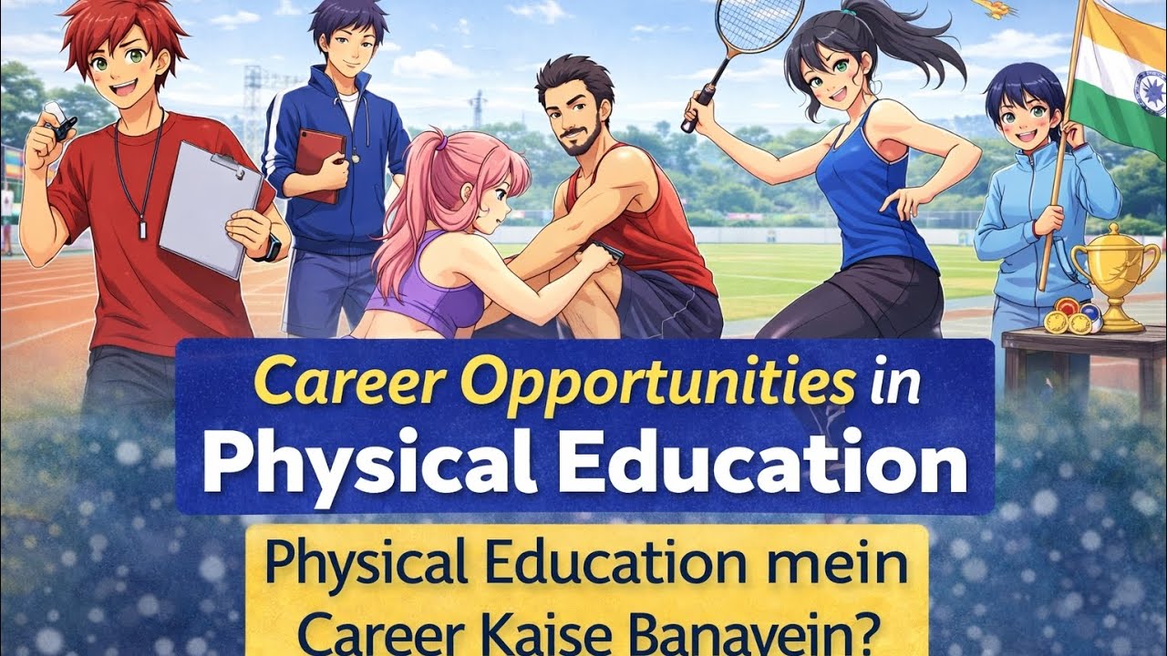 Career Opportunities in Physical Education | Physical Education mein Career Kaise Bnayein #class11
