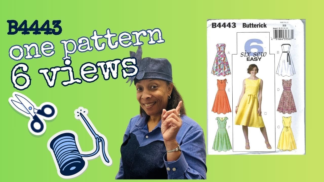 One Pattern Six Dresses B4445/ Fabric and Notion Destash Giveaway/ 