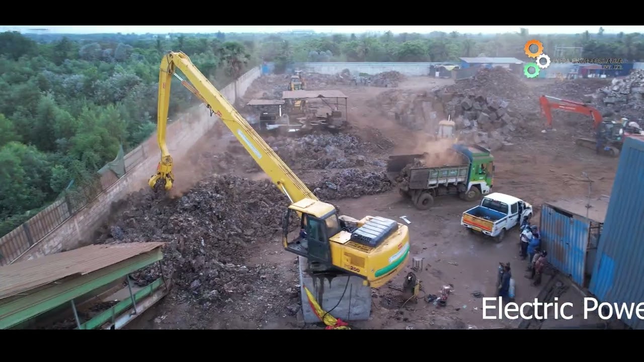 Electric Power Excavator / Special Attachment/Orange Peel Grab -INFRA ENGINEERS INDIA PVT LTD - IEPL