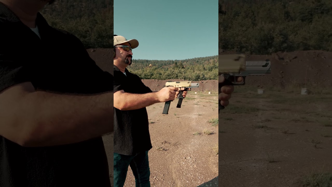 Rhythmic Shooting Mastery: Double Glock Fun in Perfect Harmony