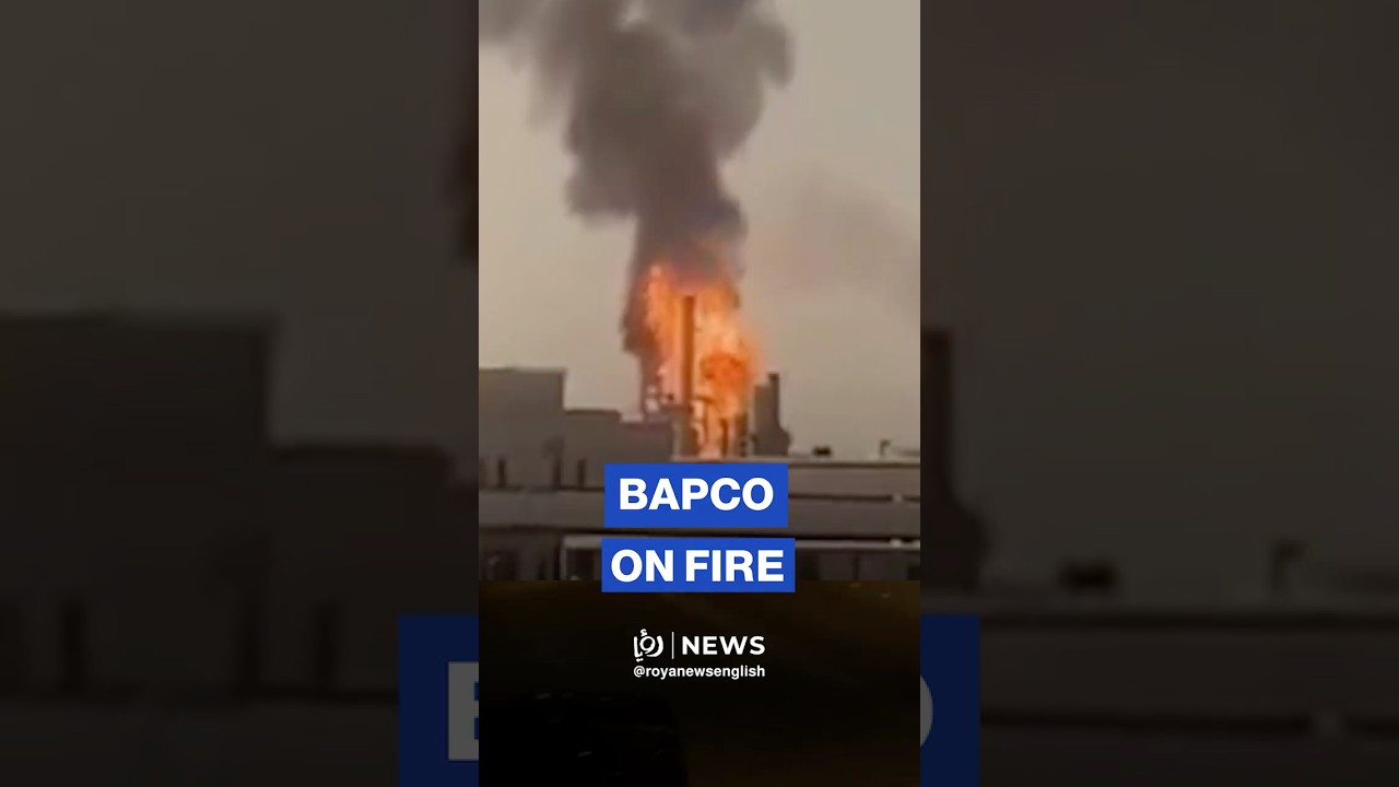 Massive explosion at Bahrain's BAPCO refinery following drone strike