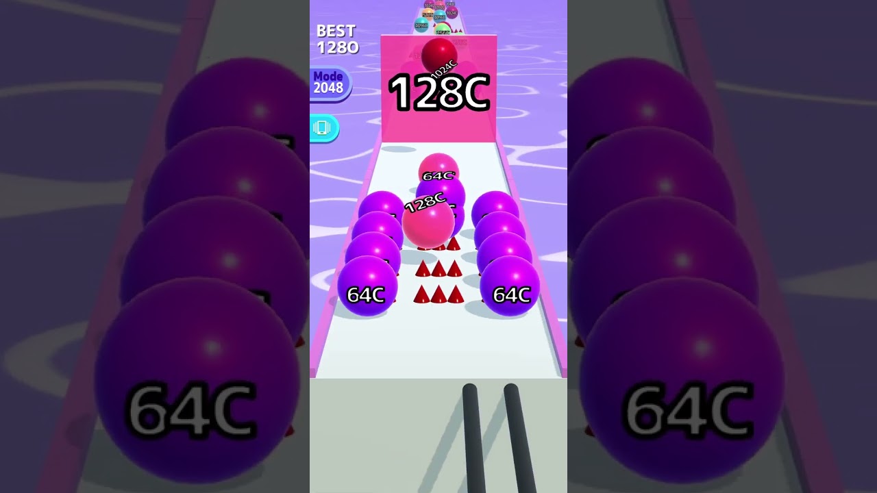 Ball Run high score 32E