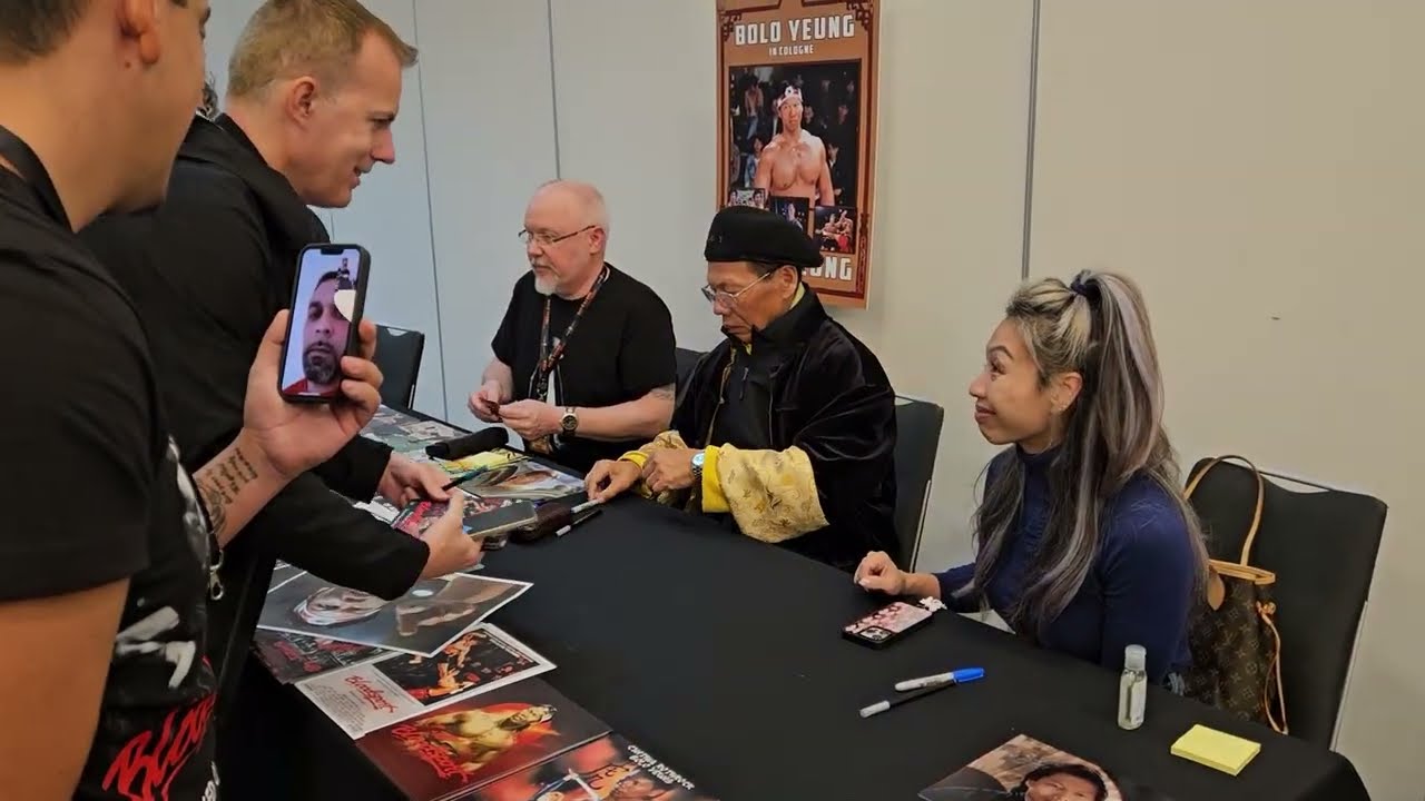 Bolo Yeung, Cynthia Rothrock, Jeff Speakman and Michael Worth in Cologne Germany - Con 28.09.2025