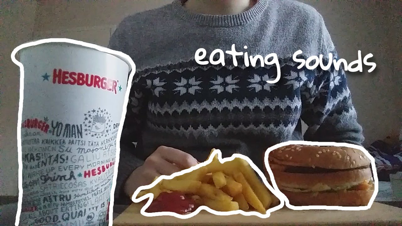 ASMR Hesburger Mukbang