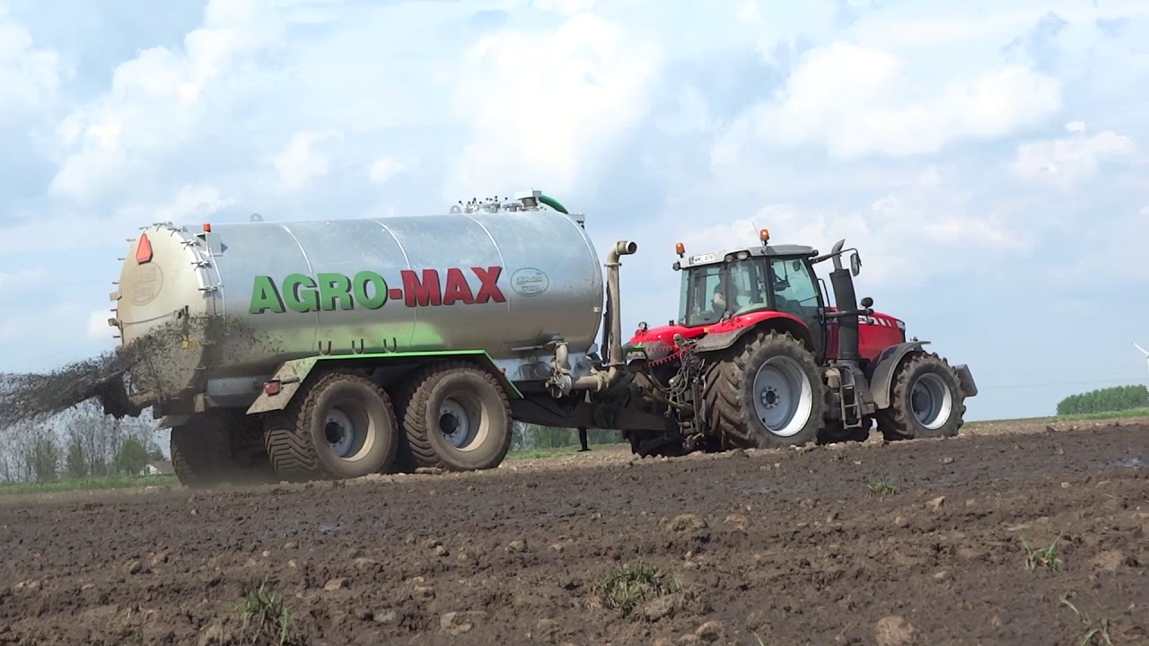Gnojowica 2018 na dwa zestawy GR Sołtys & GR Łukasiak MF Case Joskin Agro Max
