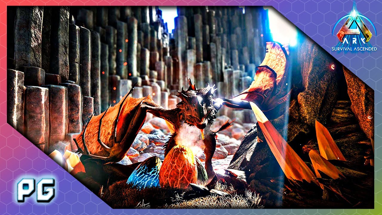 ARK ASCENDED Oficial EP37 - Nossos Primeiros Ovos De Wyvern!