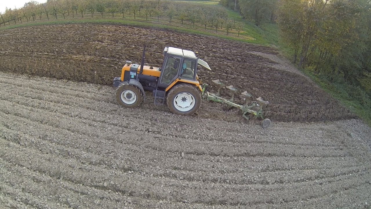 Ciężka orka na zime 2019 |Świętokrzyskie| Renault 120.54 + Eberhardt D120M