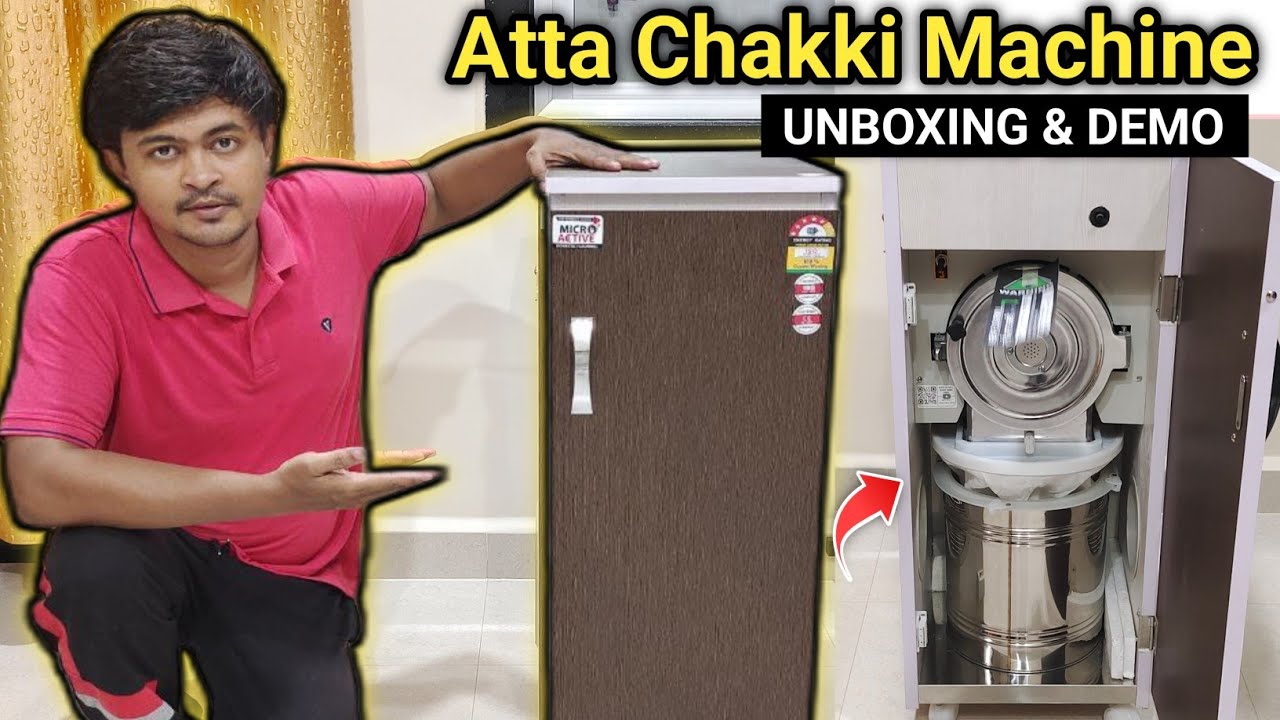 Automatic Atta Chakki Machine | Unboxing & Demo | Best Flour Mill Atta Chakki For Home