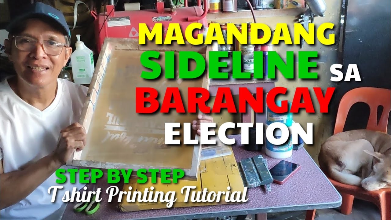 SILK SCREEN PANGTATAK SA TSHIRT I TUTORIAL STEP BY STEP I DA HUSTLER'S TV
