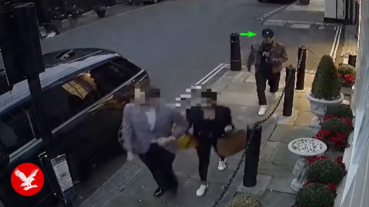 Moment police disguised as rich couple turn the tables on Rolex robbers