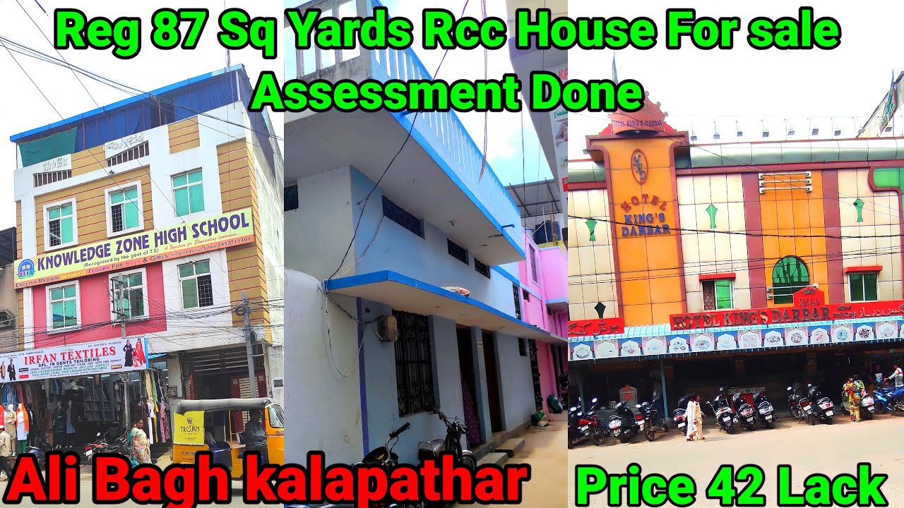 sold out Reg 87 Sq Yards Rcc House For Sale Asessment Done Kalapathar Ali Bagh Price 42 lack