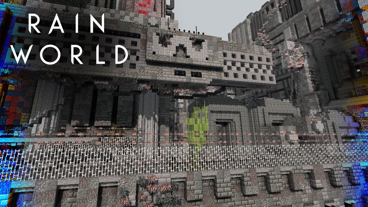 I Rebuilt OUTSKIRTS from Rainworld in Minecraft!