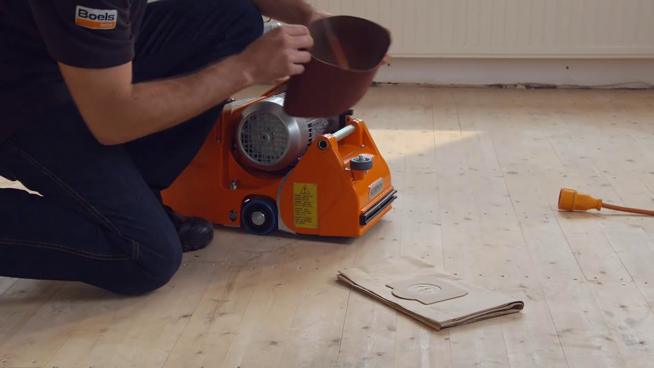 Hoe werkt een parketschuurmachine?