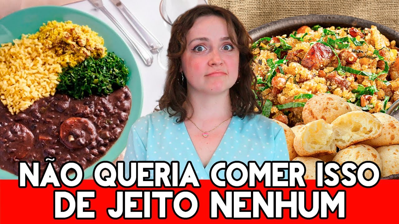 Comidas BRASILEIRAS que eu achava BIZARRAS