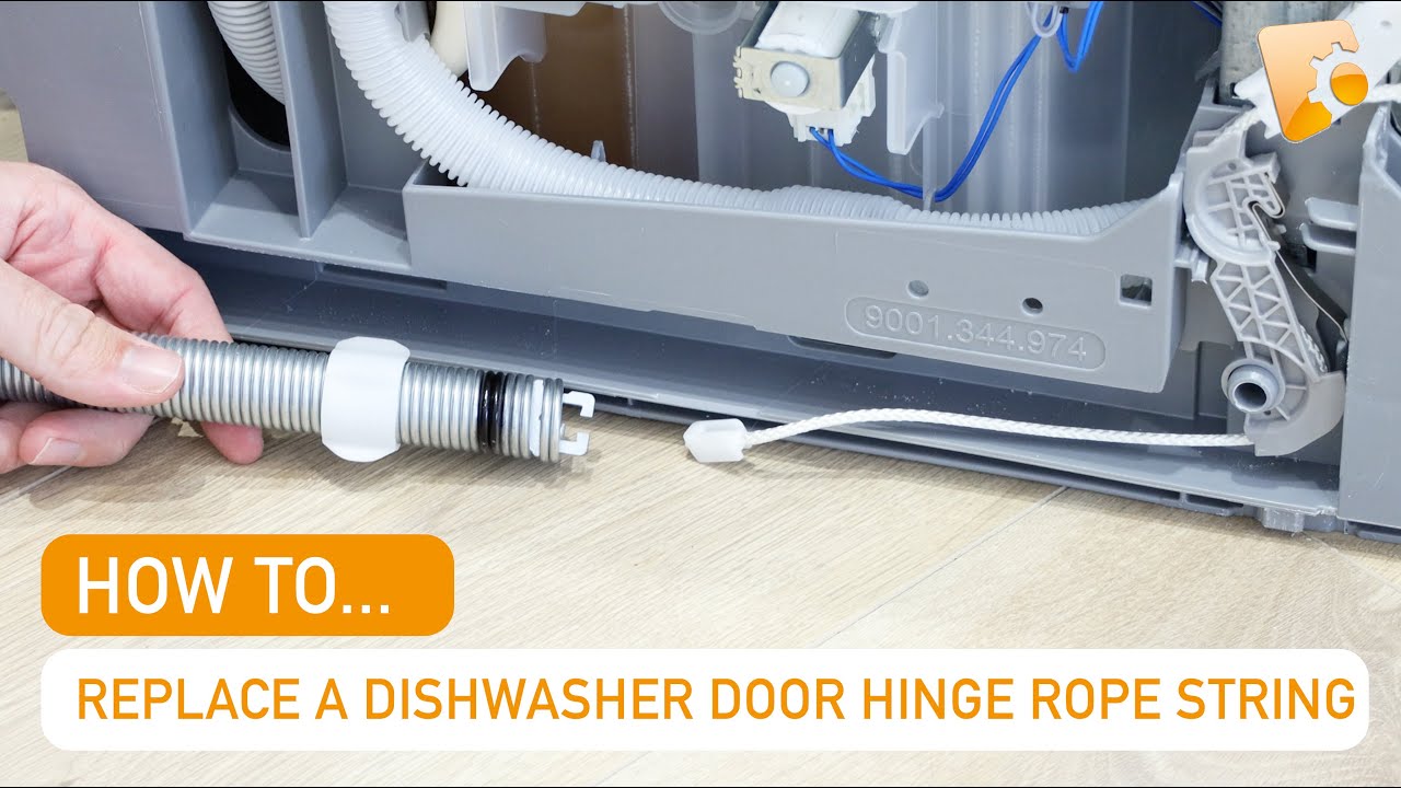 How to Replace a Bosch Dishwasher Door Hinge Rope String