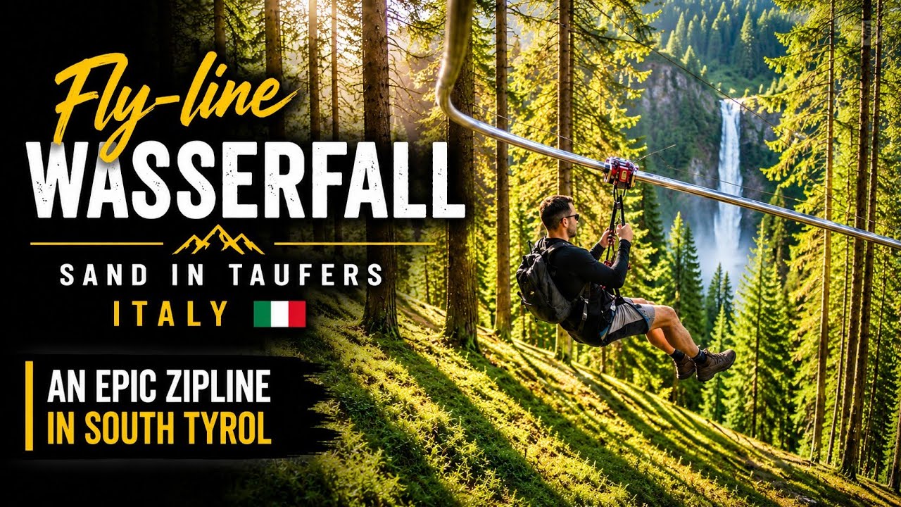 Fly-Line Wasserfall Sand in Taufers (Campo Tures) | South Tyrol Italy