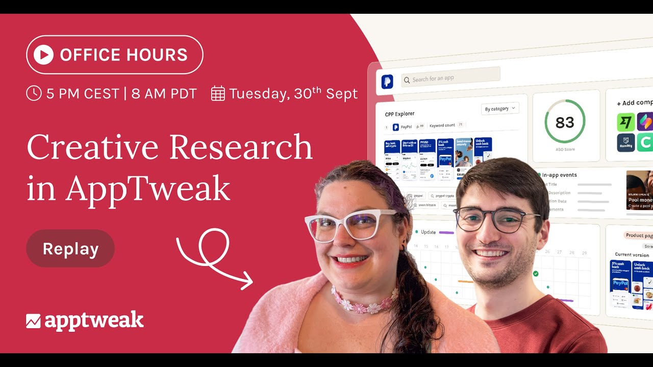 Office Hours -  Creative Research in AppTweak