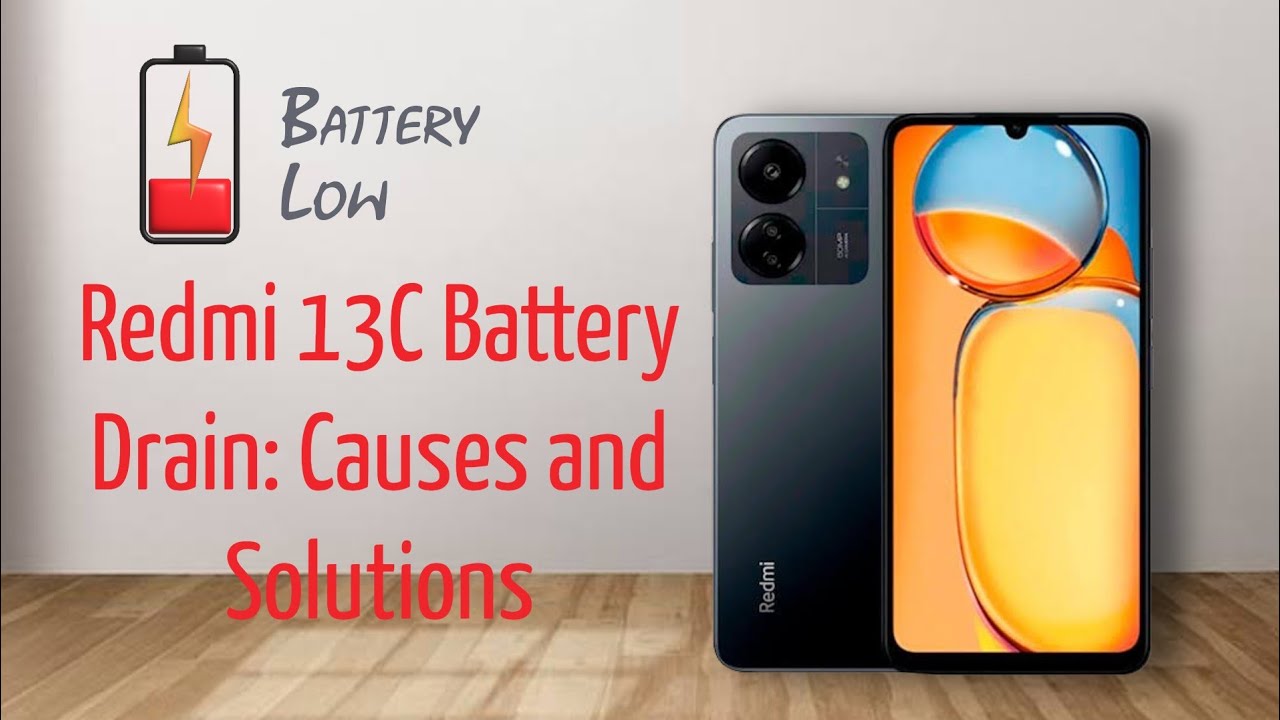 Разряд аккумулятора Redmi 13C: причины и решения