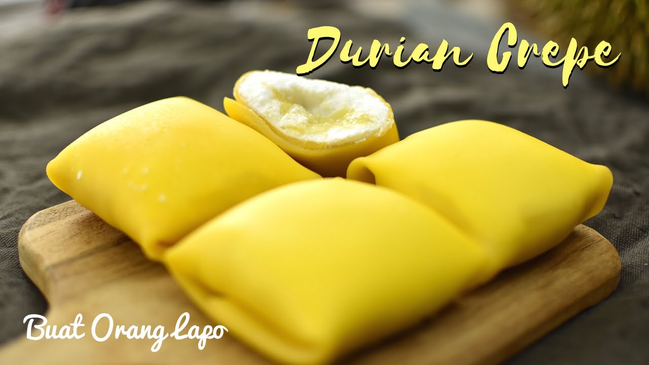 Resepi Durian Crepe Mudah