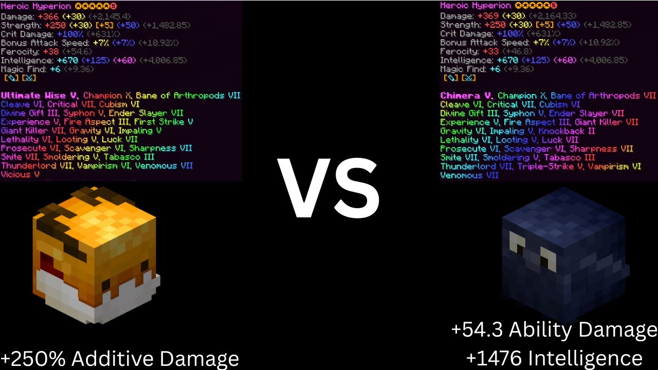 Is Chimera + Crow Pet Better than Ultimate Wise + Golden Dragon Pet for RCM?  (Hypixel SkyBlock)