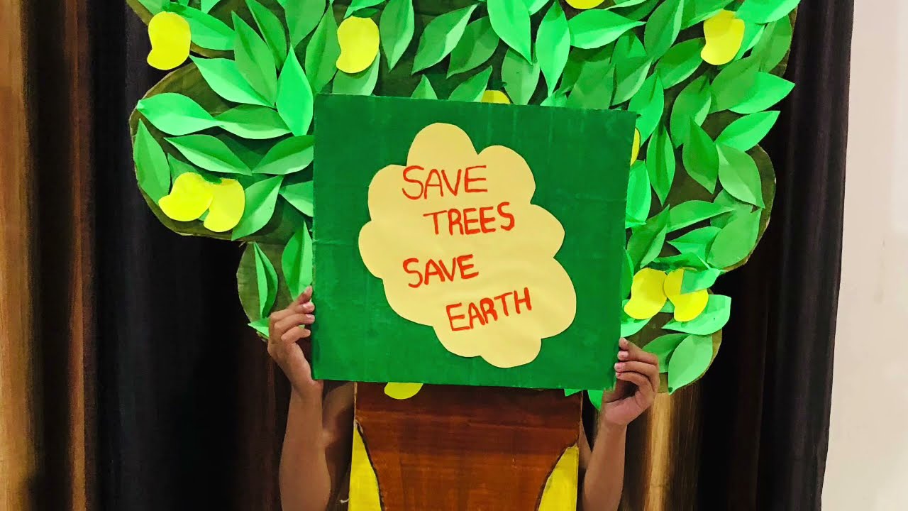 Save Nature  fancy dress competition by IRA