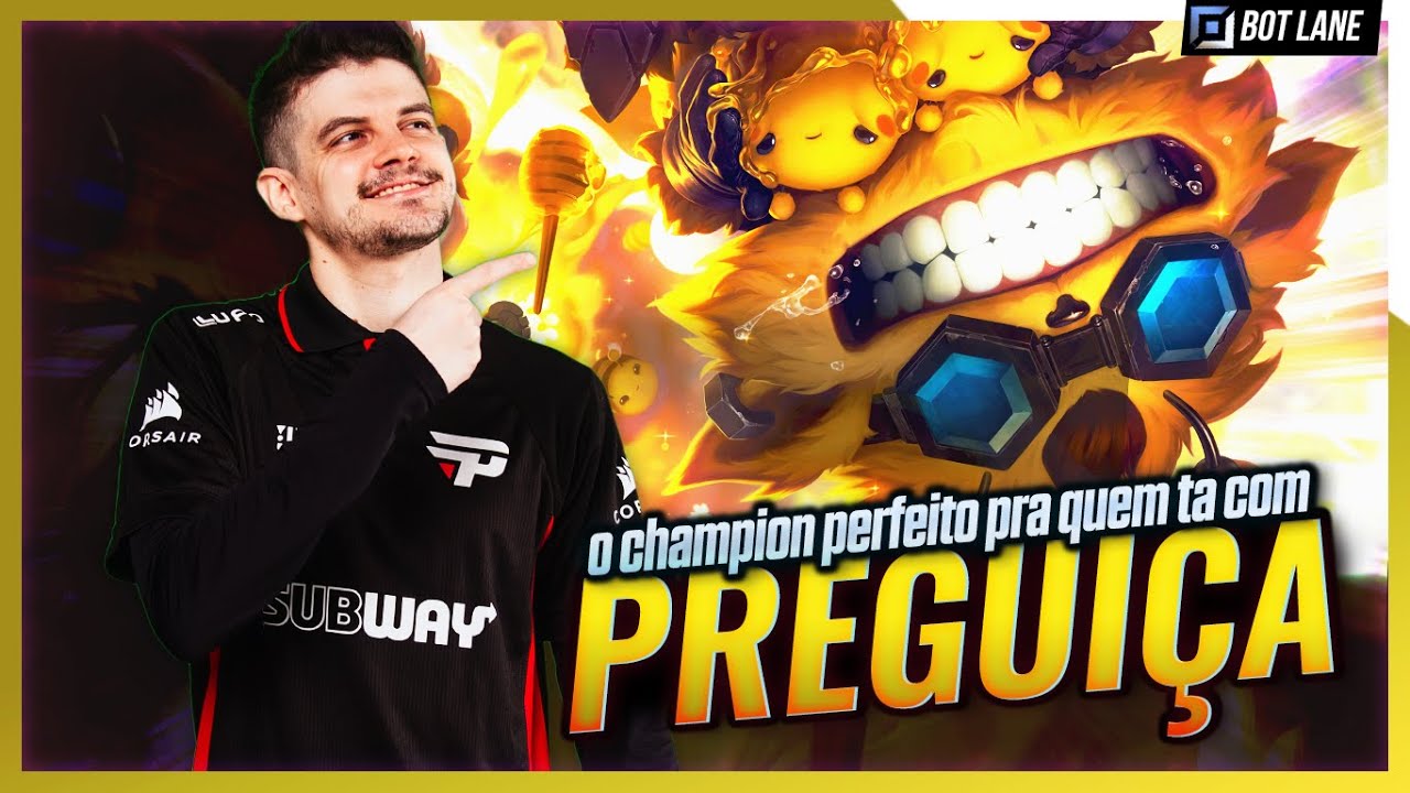 Tá com PREGUIÇA DE JOGAR LOL? Ziggs pode ser o champion PERFEITO pra você!