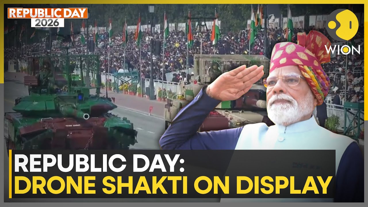 Republic Day 2026: India’s Drone Shakti Joins Republic Day Parade | WION