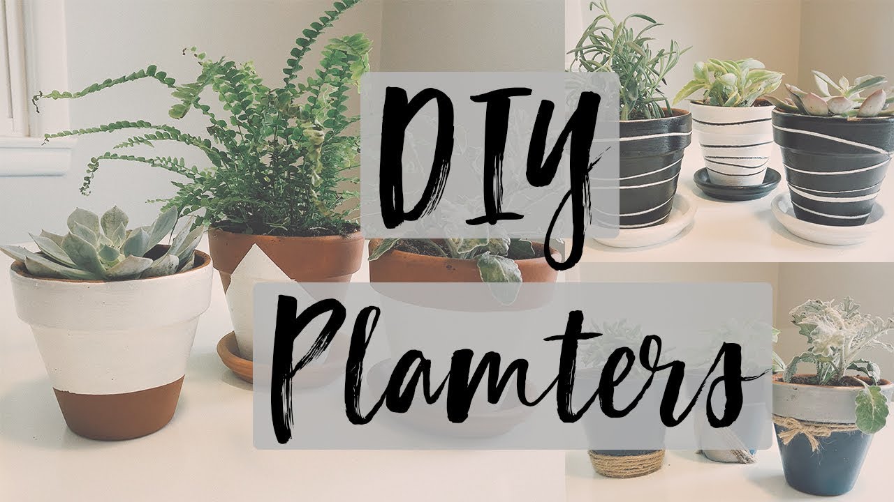 DIY Planters Ideas- Cheap Terra-Cotta Pots