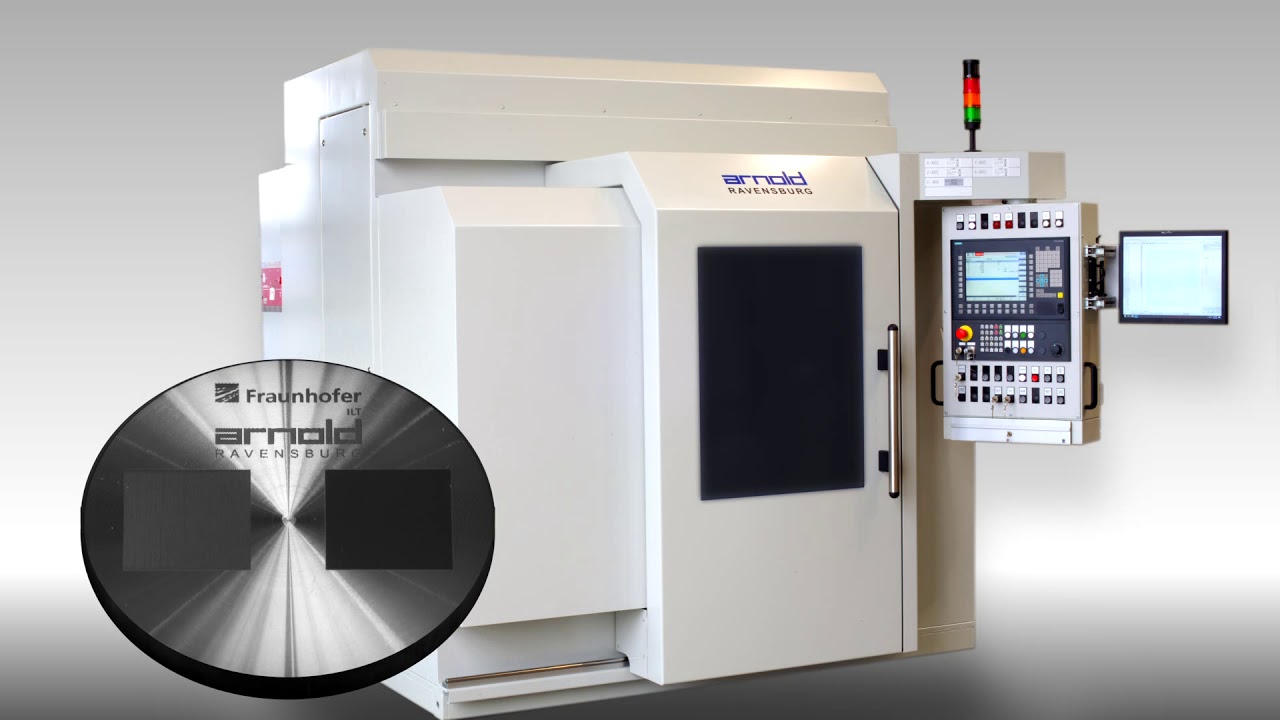 Laser polishing machine by Arnold Ravensburg