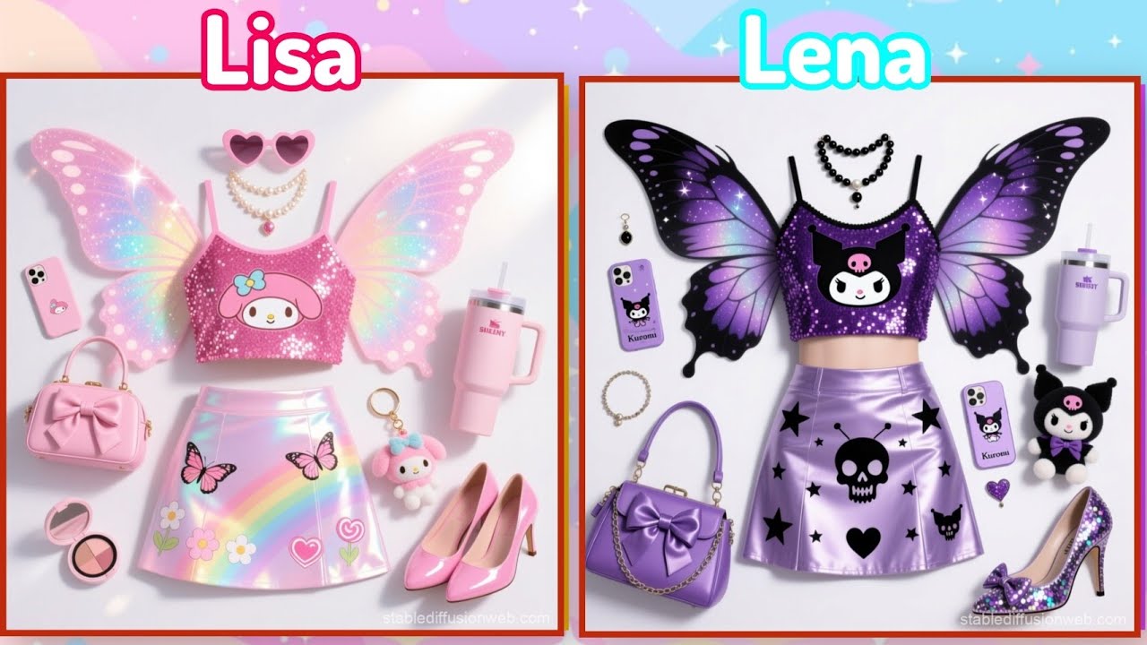 Lisa or Lena 💖💥Cutest Fashion Ever 💫 🧡 