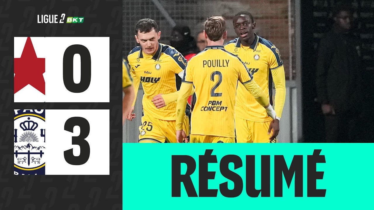 RED STAR FC - PAU FC (0-3) - 22&egrave;me journ&eacute;e - Ligue 2 BKT 25/26
