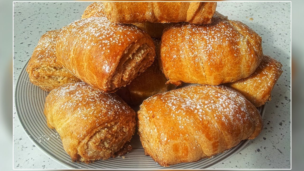Yumşaq, agizda dagilan qozlu, kəsmikli(tvaroqlu) Burma kətə.Kesmikli kurabiye.Гата творожные.