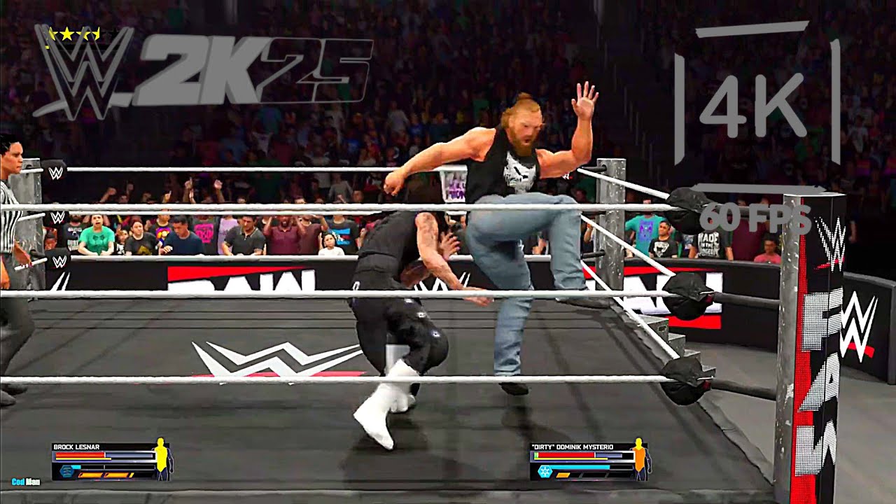 Wwe 2k25| Gauntlet Turmoil | Brock Lesnar vs The  Judgement Day |[4k60Fps ]