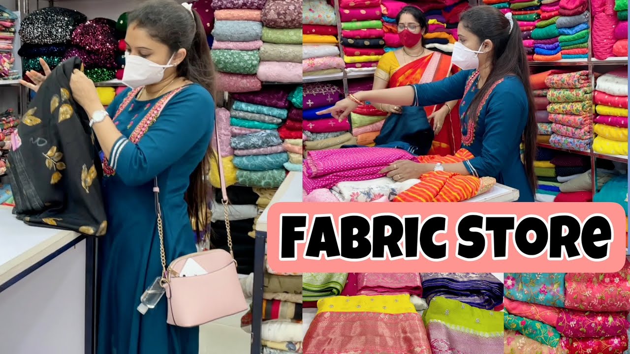 #DIML | Kurtis కోసం నేను తీసుకున్న  Fabrics | Fabric Store in Gajuwaka | Best Fabric Store