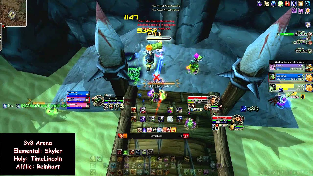Ele/Afflic/Holy 3v3 Arena -LazorBeamPvP