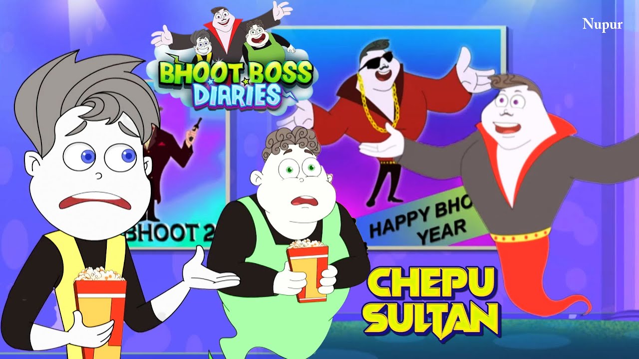 Thakela Pakela को 🎬 Bhoot Boss ने दिखाई Action Movie 🎥 I Moral Stories For Kids I Bhoot Boss Diaries