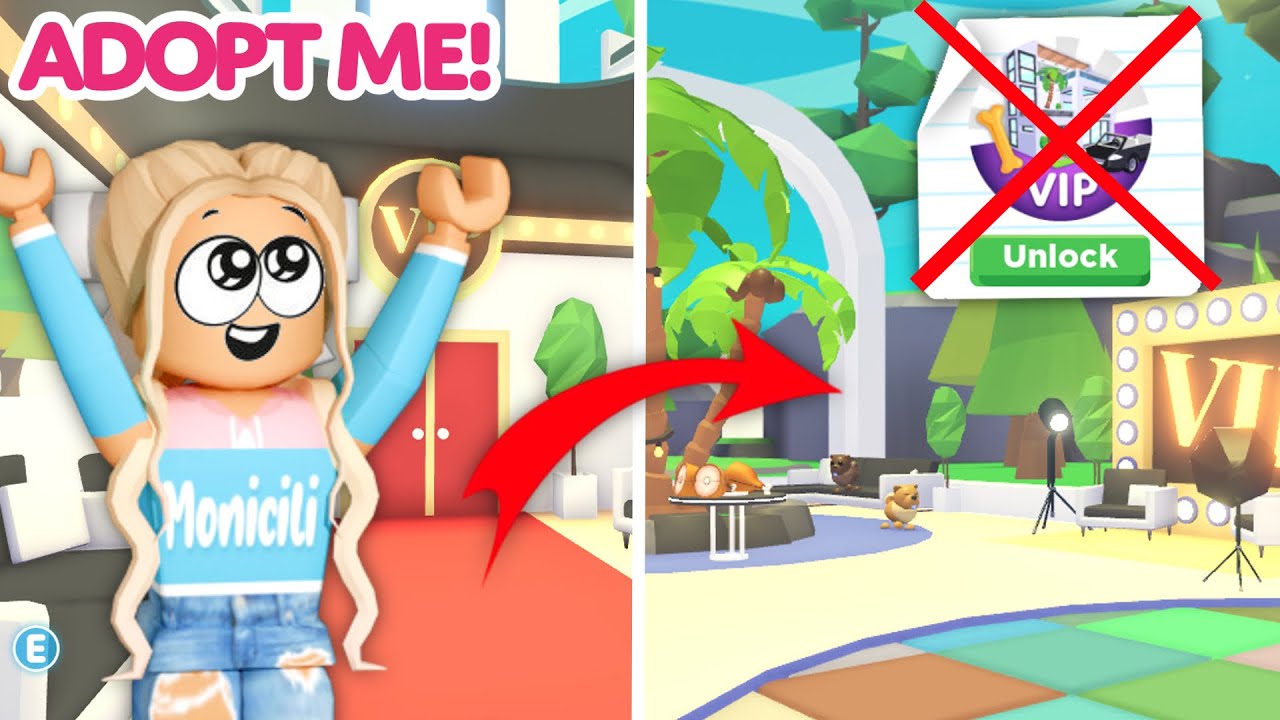 Jak se dostat do 🆅🅸🅿 *ZDARMA*! Roblox Adopt Me!
