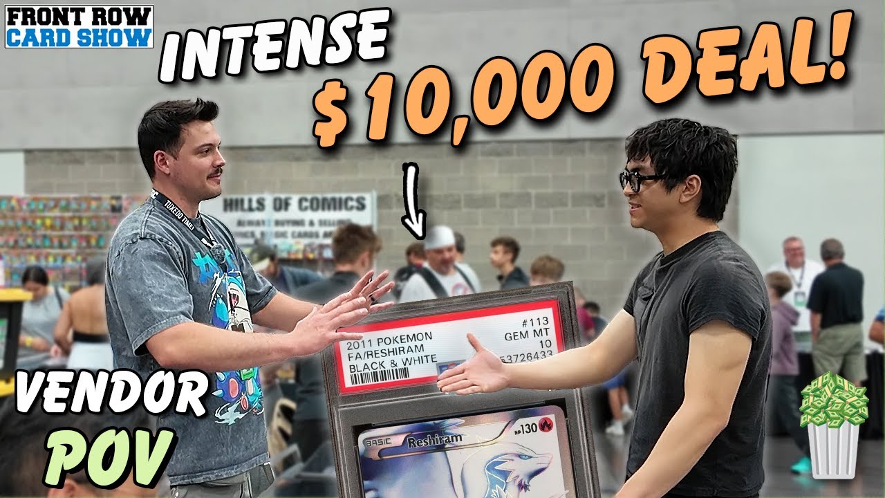 This Vendor Wanted To SELL EVERYTHING! Portland Front Row Card Show Vendor POV Day 2!