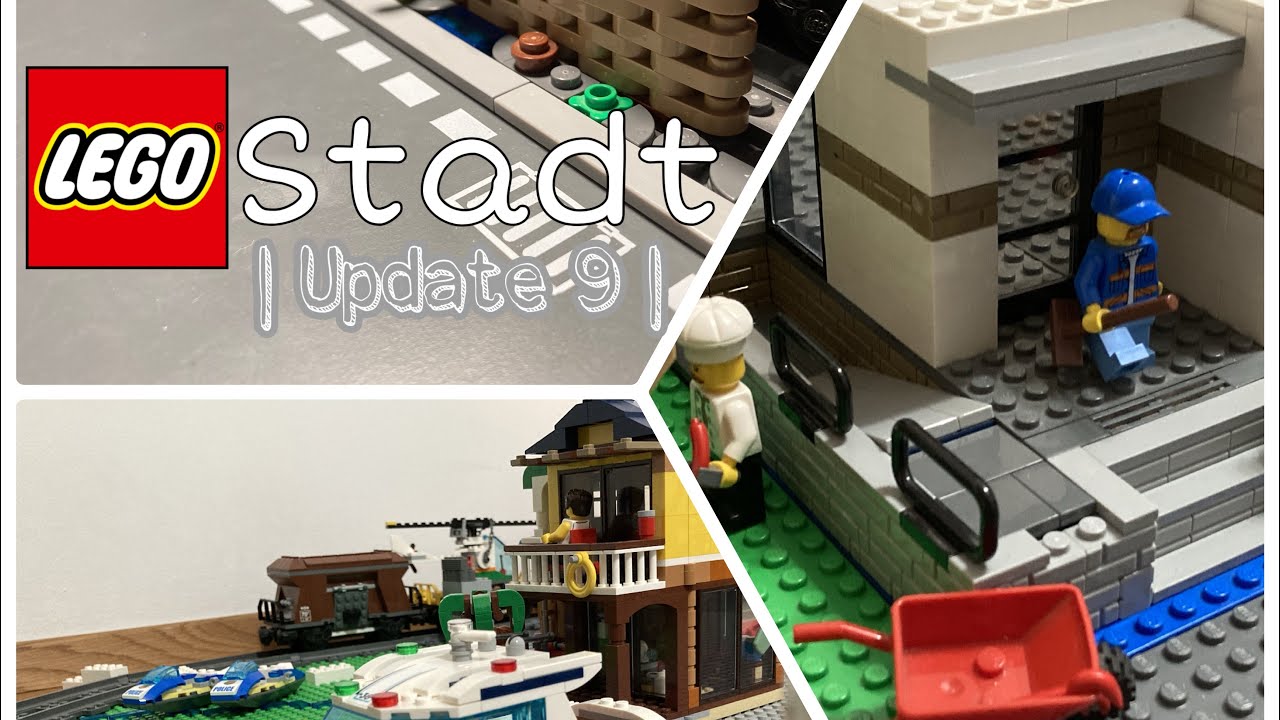 Lego Stadt Update 9 I Das Moderne Stadtviertel und der L&auml;ndliche Bereich I Planung und neue Geb&auml;ude