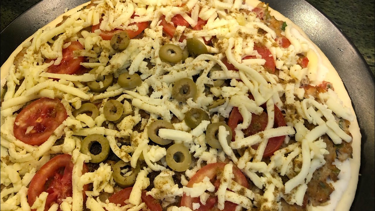 Unique chapli kabab pizza recipe | with delicious white sauce 