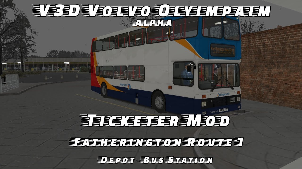 V3D Volvo Olympian | Ticketer | SP Displays