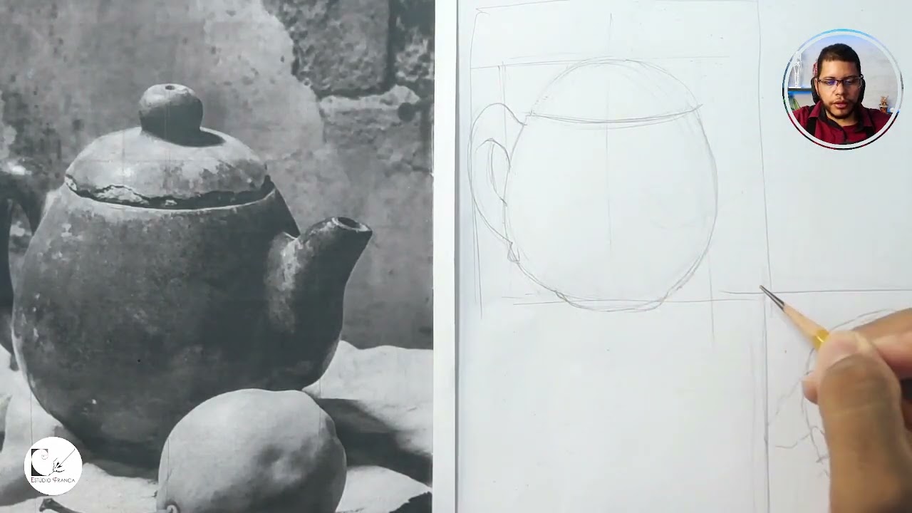 Curso de Desenho - Esboço e Sombreamento (introdução)