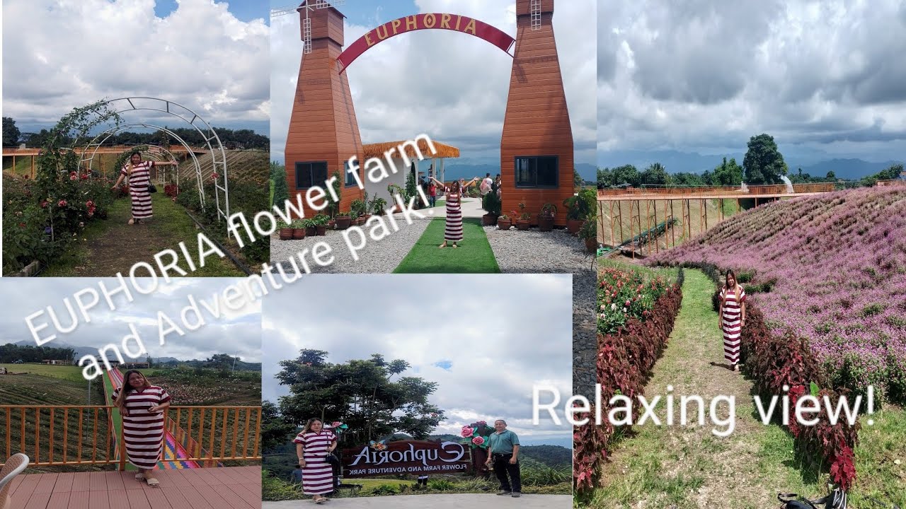 ONE OF THE POPULAR TOURIST SPOT IN TUPI SOUTH COTABATO EUPHORIA FLOWER FARM and ADVENTURE PARK....