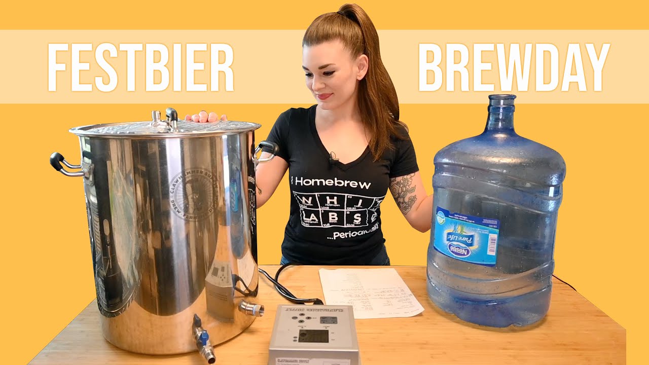 Festbier Brew: современное пиво Октоберфеста (с пошаговым затиранием и без охлаждения)