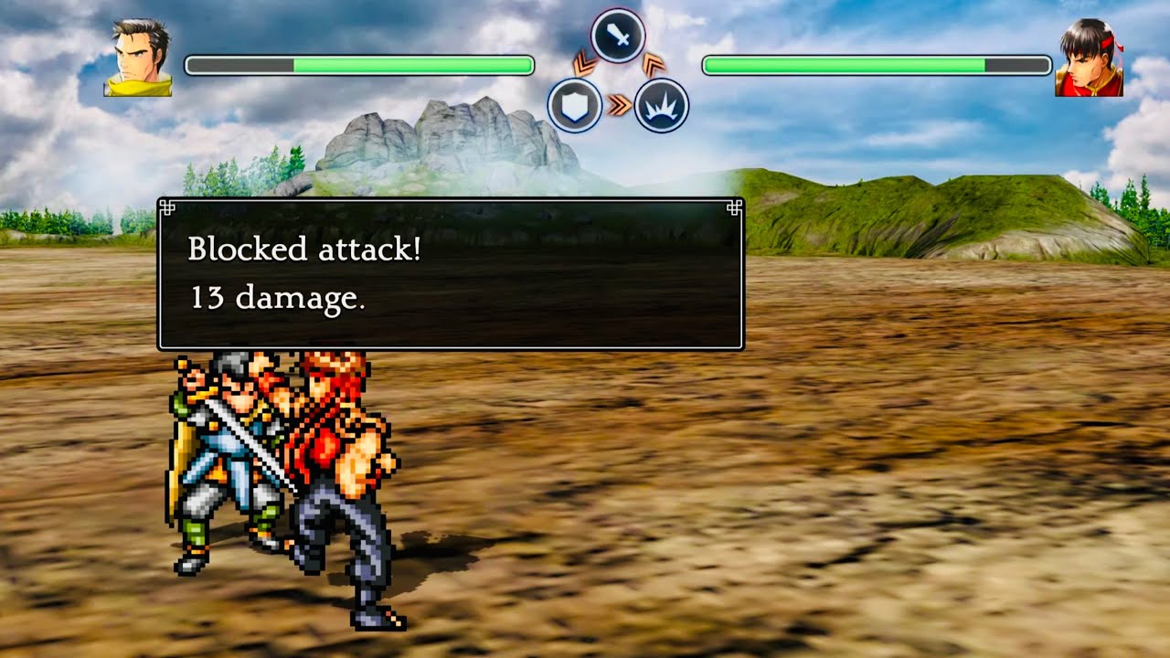 Suikoden HD Remaster - Pahn vs General Teo