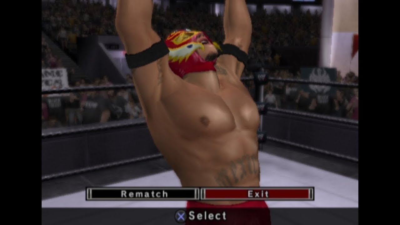 WWE Smackdown! Vs Raw 2007 PS2 2006 Smackdown! Rey Mysterio Won The 2006 Royal Rumble Match