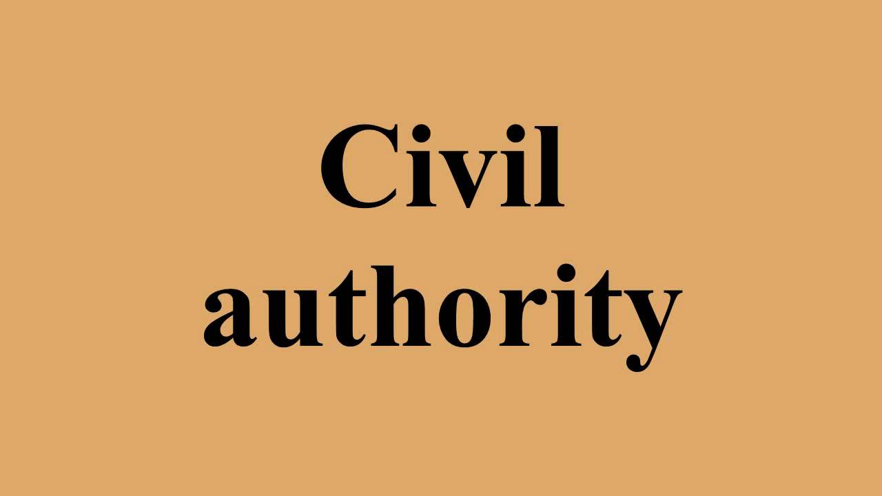 Civil authority